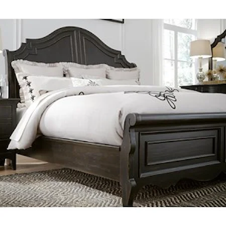 Relaxed Vintage Queen Sleigh Bed